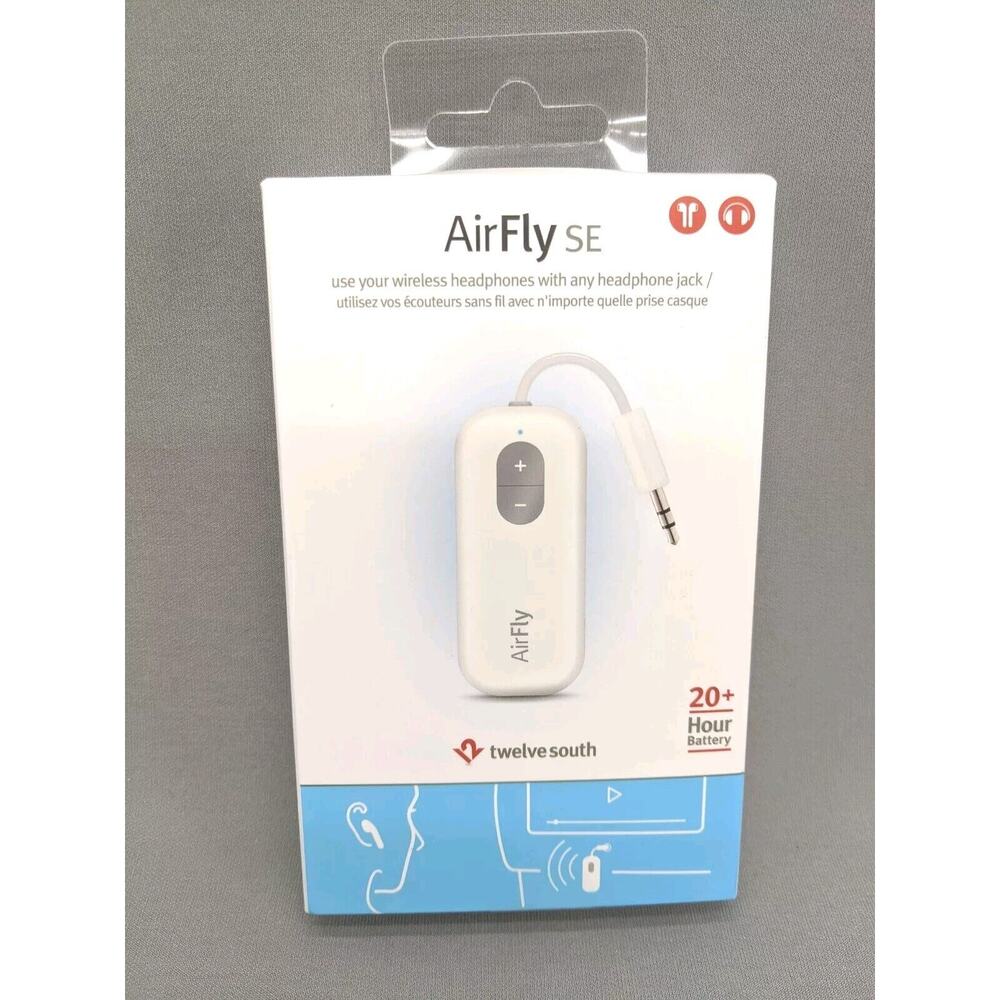 Twelve South AirFly SE Bluetooth Wireless Audio Transmitter Receiver for AirPods